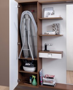 Maconi hallway cabinets with ironing board