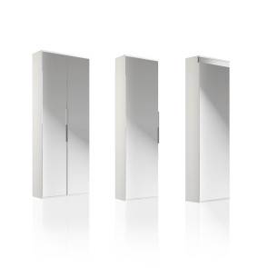 Scarpiere a specchio con anta unica o doppia Family Mirror Doors