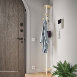 Piantana appendiabiti salvaspazio per angolo