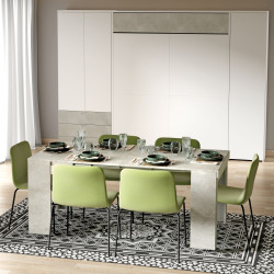 Consolle nella versione effetto cemento