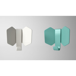 Appendiabiti Dumbo in metallo colorato (versioni bianco e azzurro)