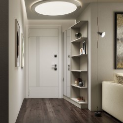 Struttura slim a doppia profondità adatta a ingressi stretti (modello 350)