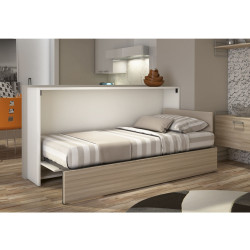 Letto aperto e pronto per essere utilizzato