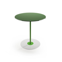 Tavolino da salotto in vetro colorato - combinazione Verde 3