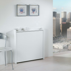 Da chiusa la consolle ha un profondità di soli 13 cm