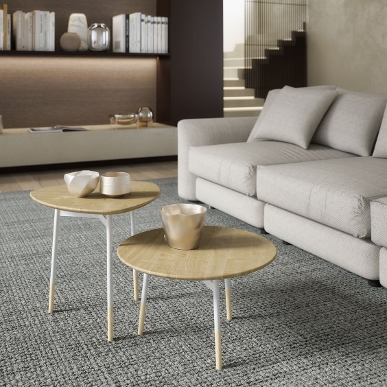 Milano minimalist wooden coffee table