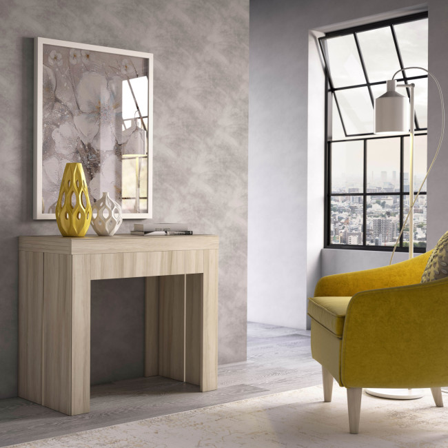Expanding console sale table