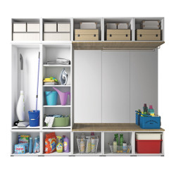 Example of interior fittings: a configuration for household products