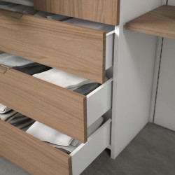 Detail of the drawers