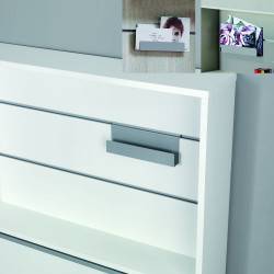 Galileo extending console table, optional mail holder