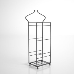 Metal clothes valet for bedrooms Ambrogio
