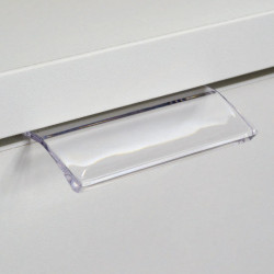 Detail of the transparent handle