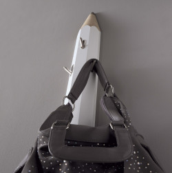 Matità modern coat rack in white colour