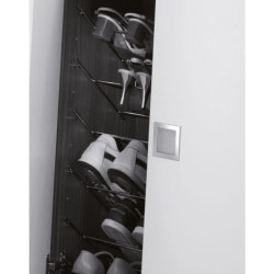 Detail: interiors equipped with shoe shelves