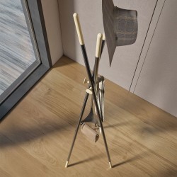 Modern, minimalist design entrance coat stand