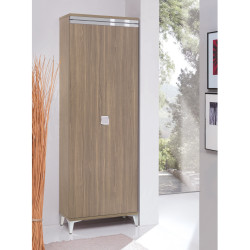 1-door sliding shoe cabinet w.64 cm in a corridor