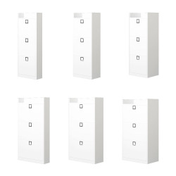 Flip down 3 door shoe storage