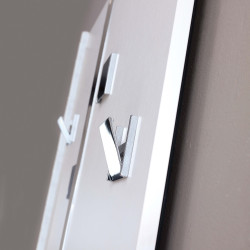 Detail of the coat hooks