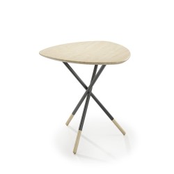 High triangular coffee table