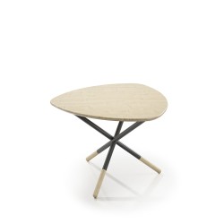 Low triangular coffee table