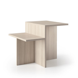 Rectangular elm side table