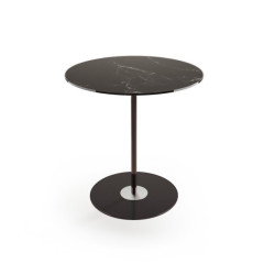 Coffee table with coloured glass top - combination Black 3