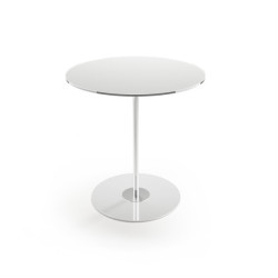 Coffee table with coloured glass top - combination White 1