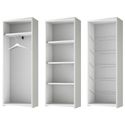 Cupboard models and interior fittings