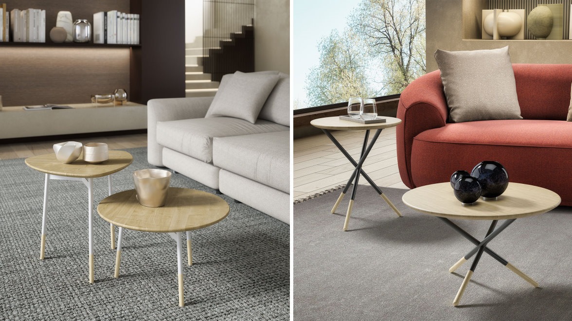 Tavolini da salotto moderni ispirati allo stile nordico Milano e Roma