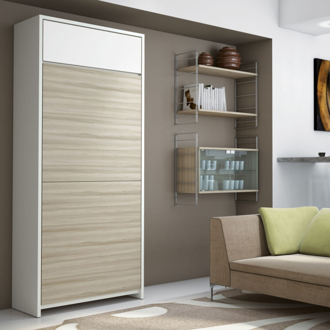 Letto singolo a scomparsa verticale